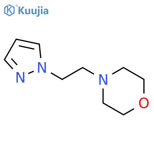 4-[2-(1H-pyrazol-1-yl)ethyl]morpholine structure