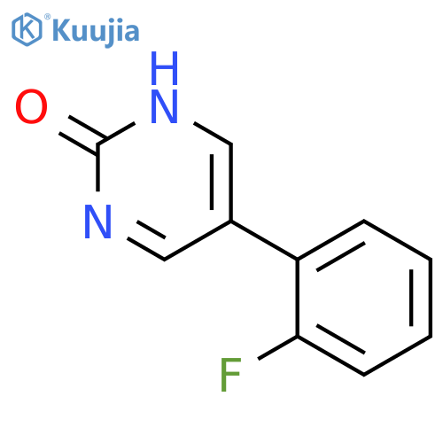 5-(2-fluorophenyl)-1H-pyrimidin-2-one structure