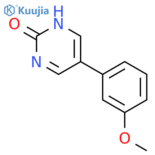 5-(3-methoxyphenyl)-1H-pyrimidin-2-one structure