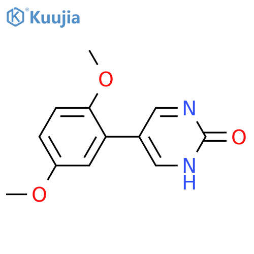 5-(2,5-dimethoxyphenyl)-1H-pyrimidin-2-one structure