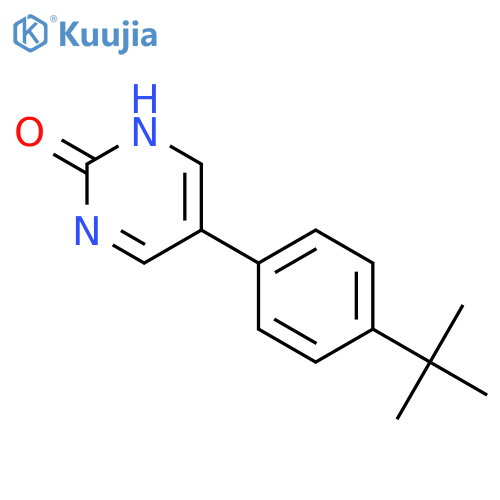 5-(4-tert-butylphenyl)-1H-pyrimidin-2-one structure