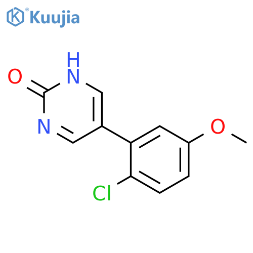 5-(2-chloro-5-methoxyphenyl)-1H-pyrimidin-2-one structure