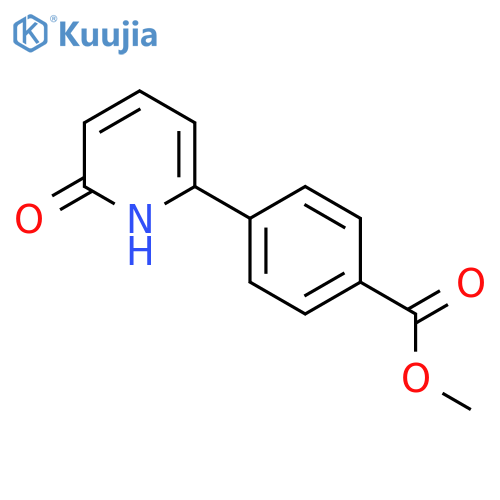 methyl 4-(6-oxo-1H-pyridin-2-yl)benzoate structure