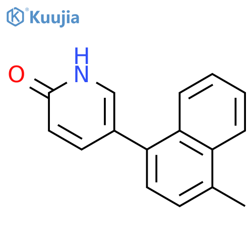 5-(4-methylnaphthalen-1-yl)-1H-pyridin-2-one structure