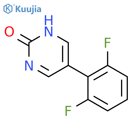 5-(2,6-difluorophenyl)-1H-pyrimidin-2-one structure