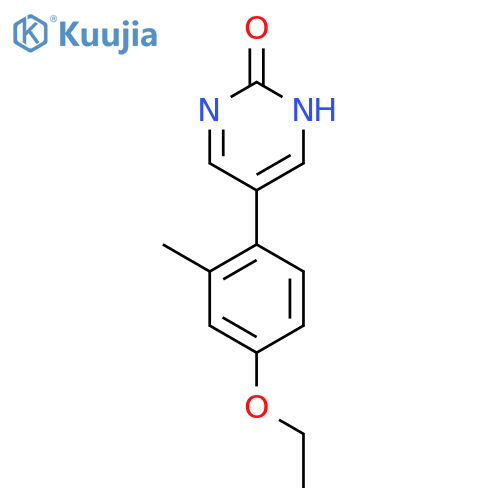 5-(4-ethoxy-2-methylphenyl)-1H-pyrimidin-2-one structure