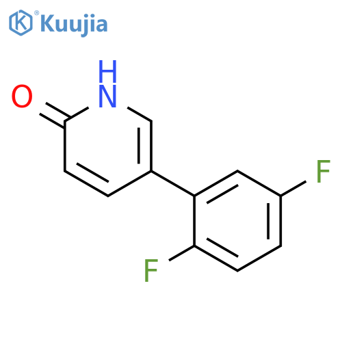 5-(2,5-difluorophenyl)-1H-pyridin-2-one structure