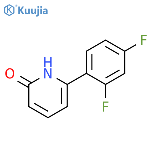 6-(2,4-difluorophenyl)-1H-pyridin-2-one structure