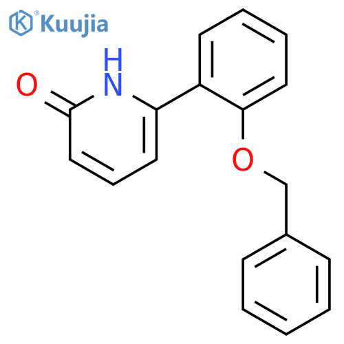 6-(2-Benzyloxyphenyl)-2-hydroxypyridine structure