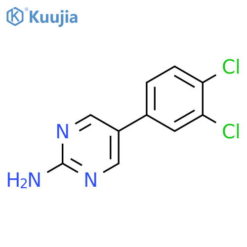 2-Amino-5-(3,4-dichlorophenyl)pyrimidine structure