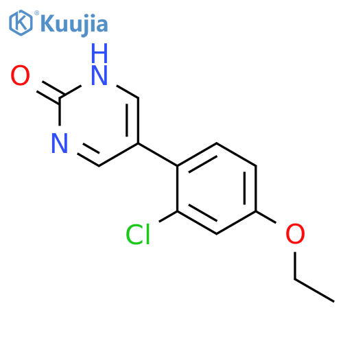 5-(2-chloro-4-ethoxyphenyl)-1H-pyrimidin-2-one structure
