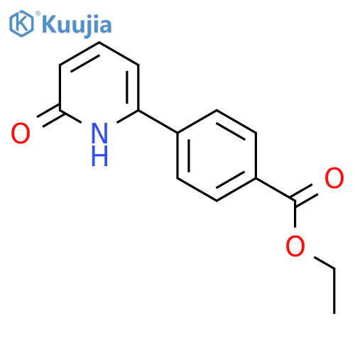 ethyl 4-(6-oxo-1H-pyridin-2-yl)benzoate structure