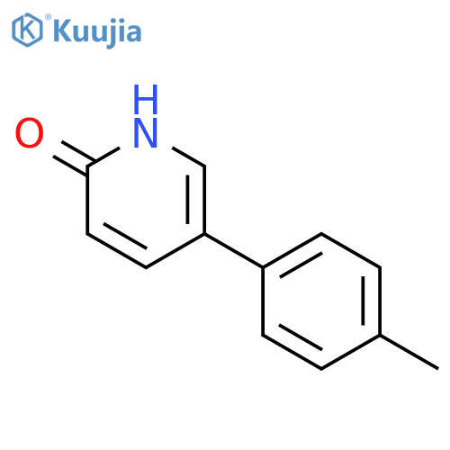 5-(4-methylphenyl)-1H-pyridin-2-one structure