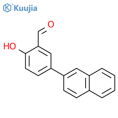 2-hydroxy-5-naphthalen-2-ylbenzaldehyde structure