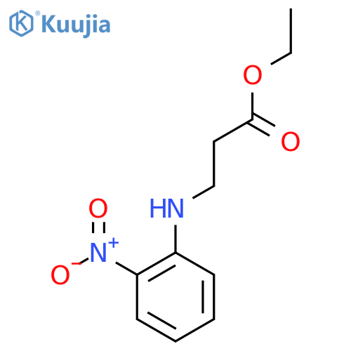 ethyl 3-(2-nitrophenyl)aminopropanoate structure