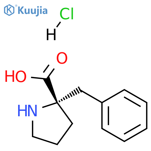 (S)-2-Benzylpyrrolidine-2-carboxylic acid hydrochloride structure
