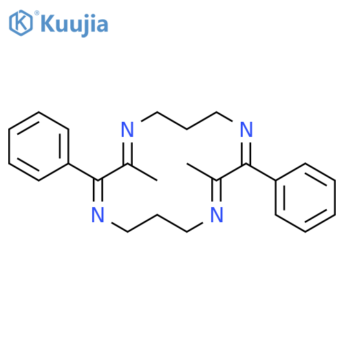 1,4,8,11-Tetraazacyclotetradeca-1,3,8,10-tetraene, 2,9-dimethyl-3,10-diphenyl- structure