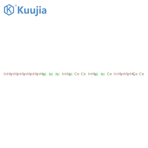 Cerium, compd. with indium and nickel (5:11:6) structure