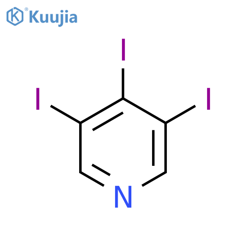 3,4,5-triiodopyridine structure