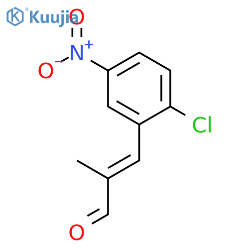 2-Propenal, 3-(2-chloro-5-nitrophenyl)-2-methyl- structure