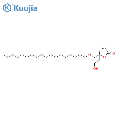 2(3H)-Furanone, dihydro-5-(2-hydroxyethyl)-5-[(octadecyloxy)methyl]- structure
