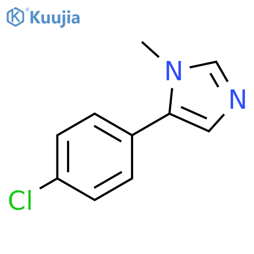 5-(4-chlorophenyl)-1-methyl-1H-Imidazole structure