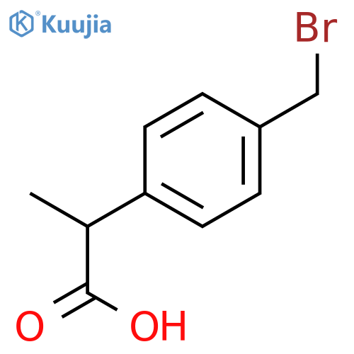 2-4-(Bromomethyl)phenylpropionic Acid structure