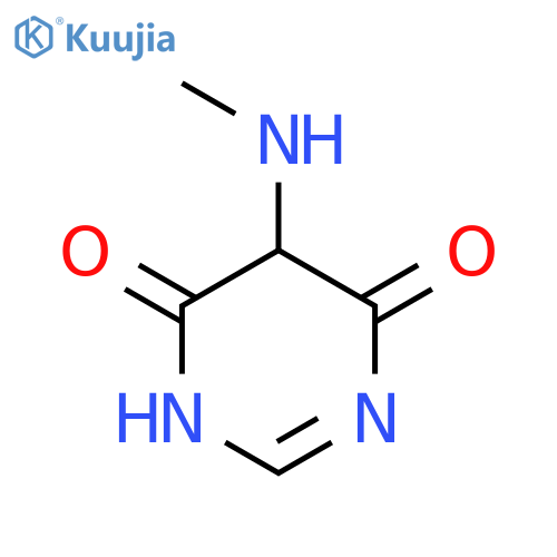 4,6(1H,5H)-Pyrimidinedione,5-(methylamino)- structure