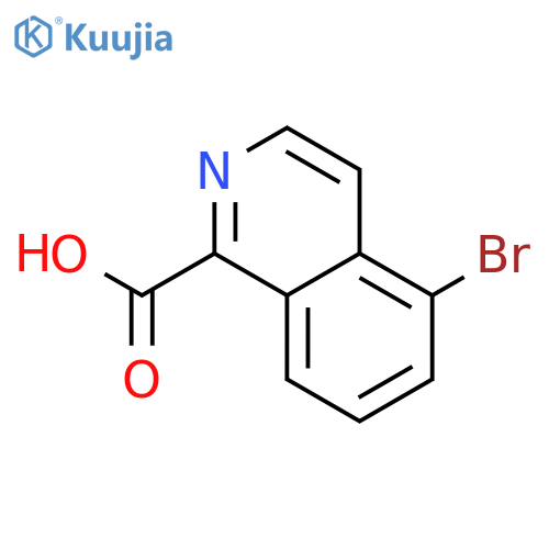 5-Bromoisoquinoline-1-carboxylic acid structure