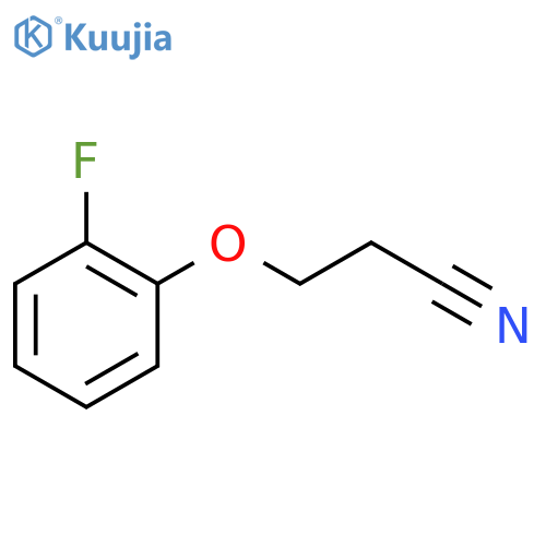 3-(2-Fluorophenoxy)propanenitrile structure
