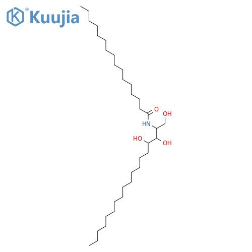 Hexadecanamide,N-[(1S,2S,3R)-2,3-dihydroxy-1-(hydroxymethyl)heptadecyl]- structure