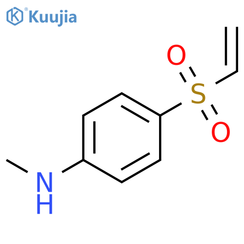 BENZENAMINE, 4-(ETHENYLSULFONYL)-N-METHYL- structure