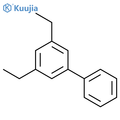1,1'-Biphenyl,3,5-diethyl- structure