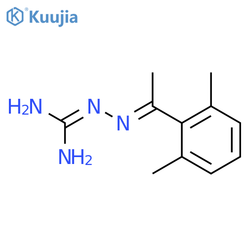 2-[1-(2,6-dimethylphenyl)ethylideneamino]guanidine structure