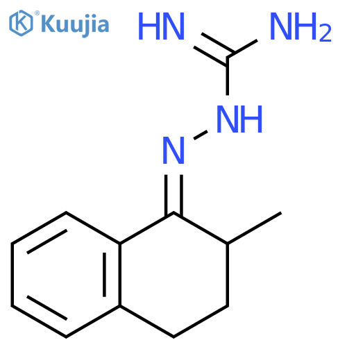 Hydrazinecarboximidamide,2-(3,4-dihydro-2-methyl-1(2H)-naphthalenylidene)-, (E)- structure