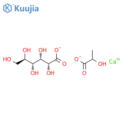 Calcium,(D-gluconato)(2-hydroxypropanoato)- structure