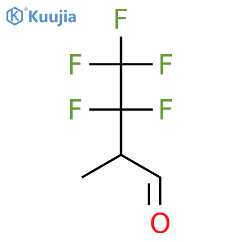 3,3,4,4,4-pentafluoro-2-methylbutanal structure
