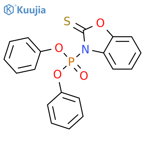(2,3-Dihydro-2-thioxo-3-benzoxazolyl)phosphonic Acid Diphenyl Ester structure