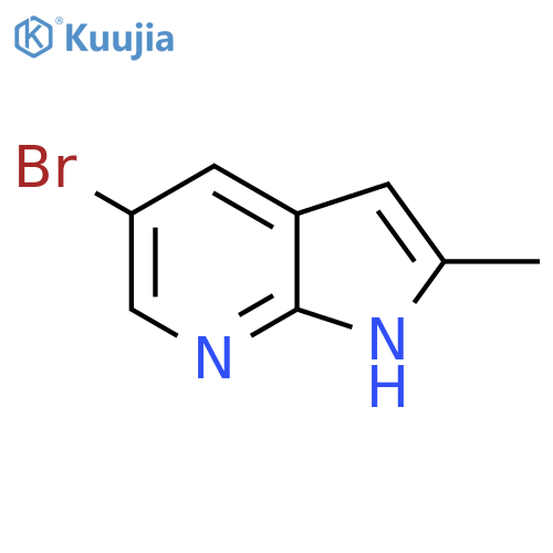 5-Bromo-2-methyl-1H-pyrrolo[2,3-b]pyridine structure