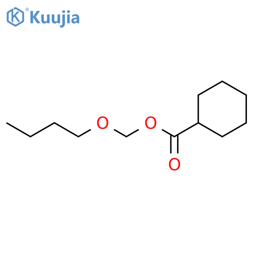 CYCLOHEXANECARBOXYLIC ACID, BUTOXYMETHYL ESTER structure