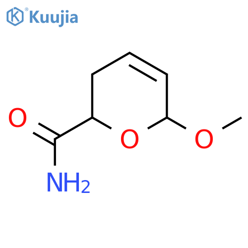2H-Pyran-2-carboxamide,3,6-dihydro-6-methoxy-, cis- (9CI) structure