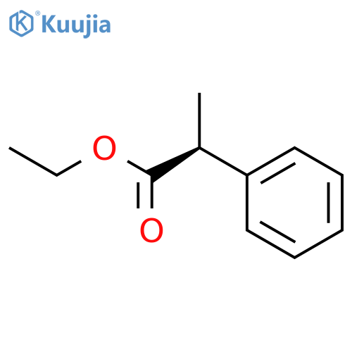 Benzeneacetic acid, a-methyl-, ethyl ester, (aR)- structure