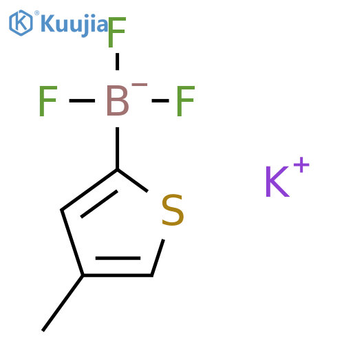 Potassium 4-Methylthiophene-2-trifluoroborate structure