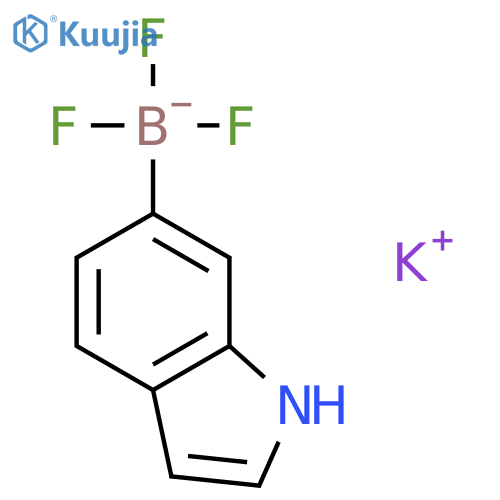 Potassium 1H-indole-6-trifluoroborate structure