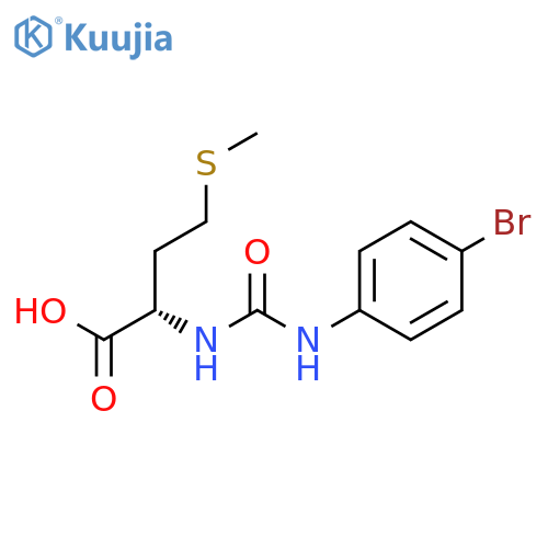 L-Methionine, N-[[(4-bromophenyl)amino]carbonyl]- structure
