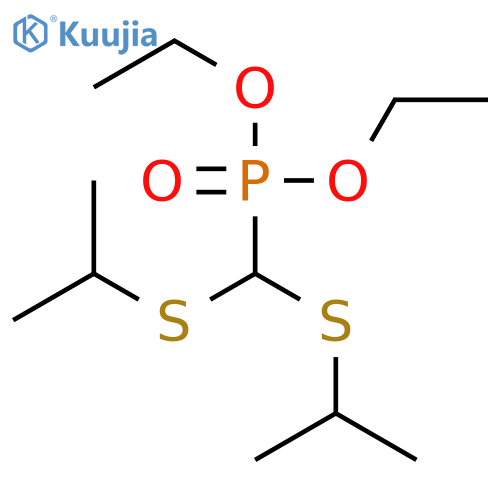 Phosphonic acid, [bis[(1-methylethyl)thio]methyl]-, diethyl ester structure