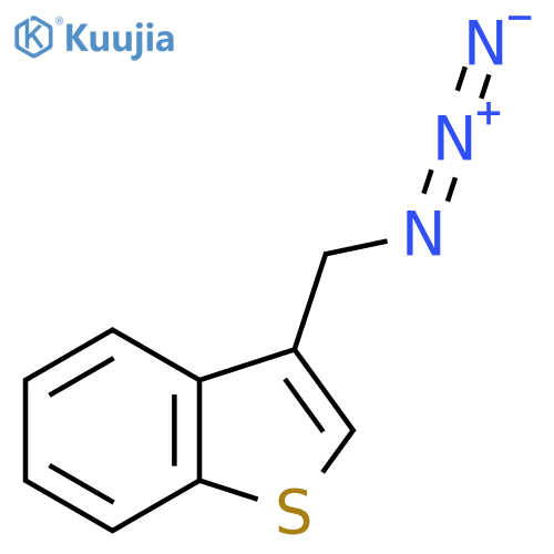 3-(Azidomethyl)-1-benzothiophene structure