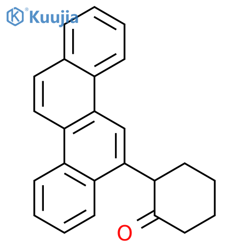 Cyclohexanone,2-(6-chrysenyl)- structure