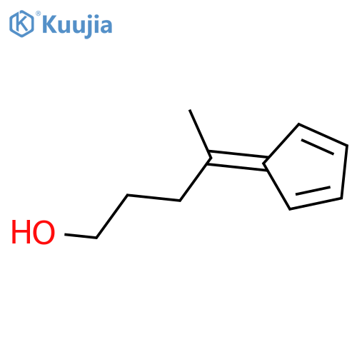 1-Pentanol, 4-(2,4-cyclopentadien-1-ylidene)- structure