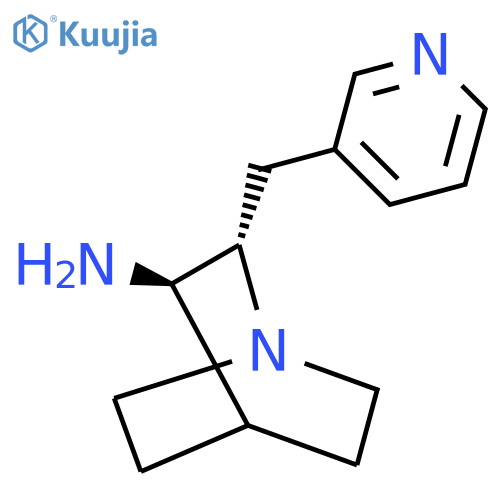 (2S,3R)-2-(Pyridin-3-ylmethyl)quinuclidin-3-amine structure